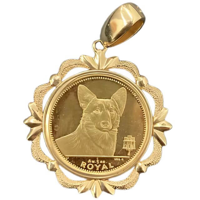 18金（K18）コインネックレス(枠)