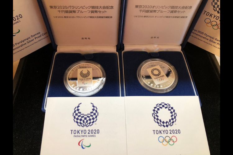 東京2020オリンピック＆パラリンピック 千円銀貨