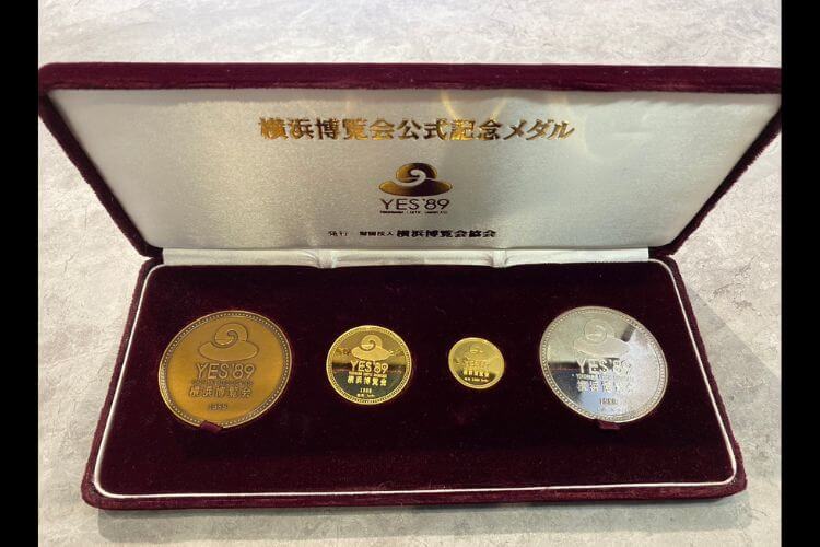 横浜博覧会公式記念メダル YES'89