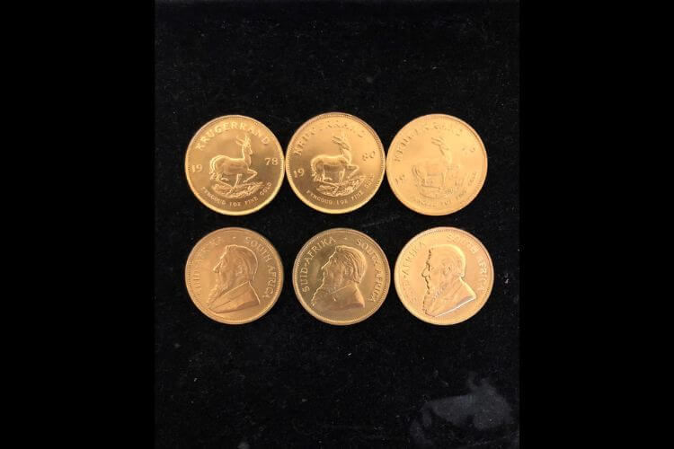 クルーガーランド金貨 1oz 6枚