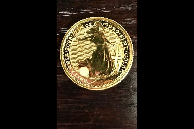 ブリタニア金貨 1/4oz