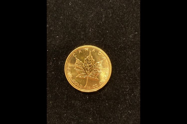 メイプルリーフ金貨 1/4oz