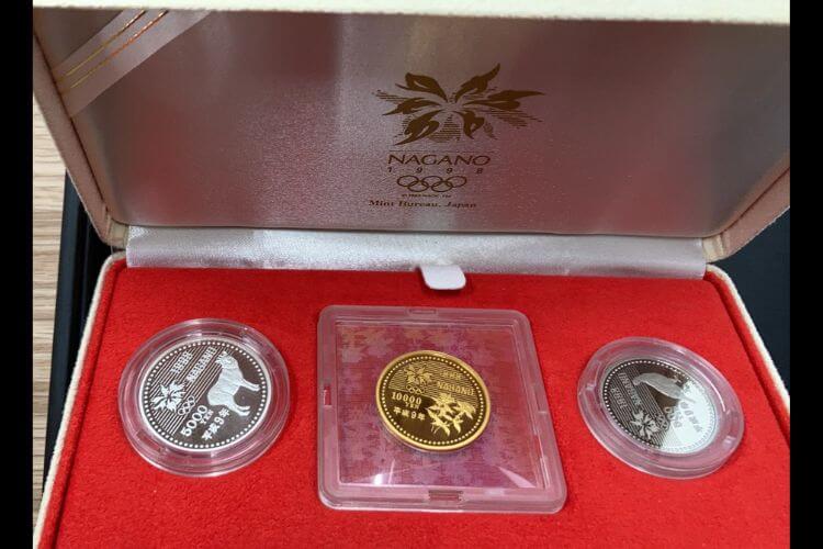 長野オリンピック記念プルーフ貨幣3点セット