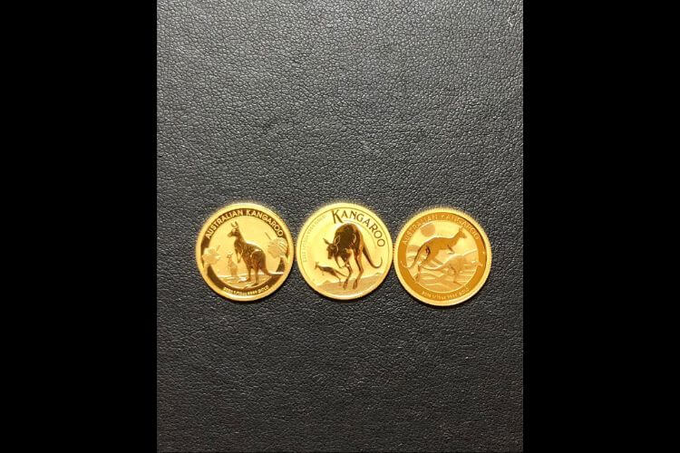 カンガルー金貨 1/10oz 3枚