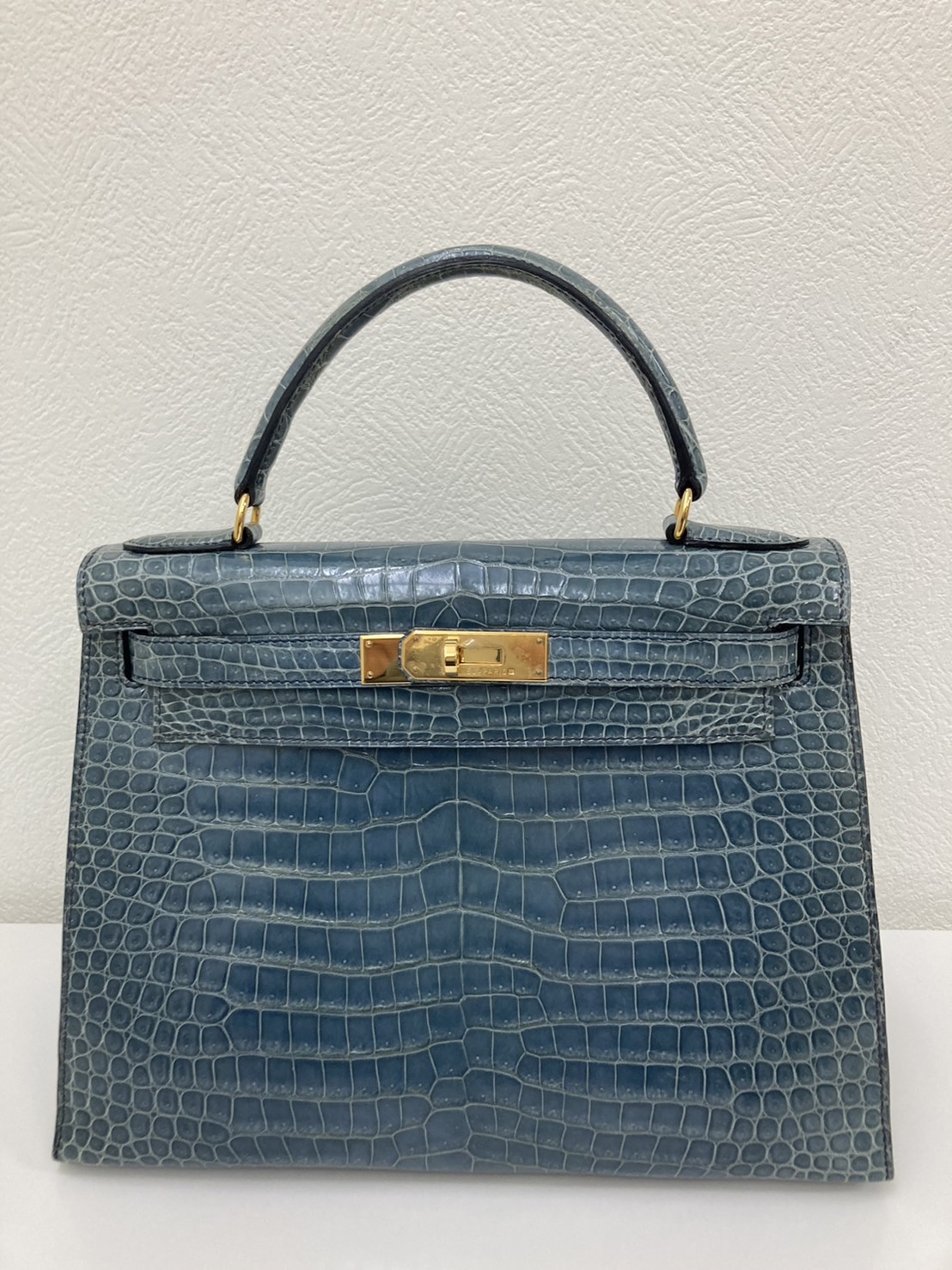 Hermès　ボロサス　ケリー25　アリゲーター2way ハンドバッグ