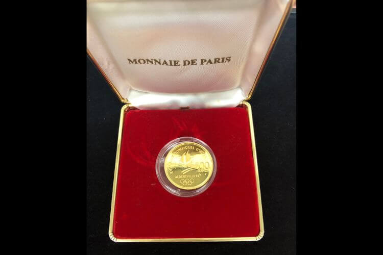 アルベールビル五輪記念500フラン金貨