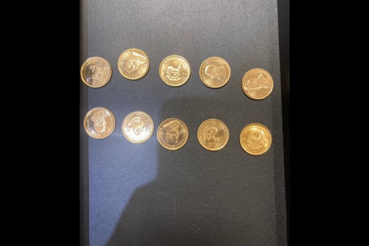 クルーガーランド金貨 1/4oz 10枚