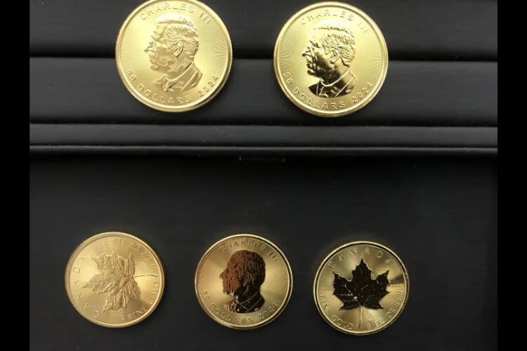 メイプルリーフ金貨 1oz 5枚