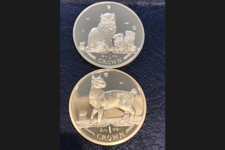 マン島キャット金貨 1oz 2枚