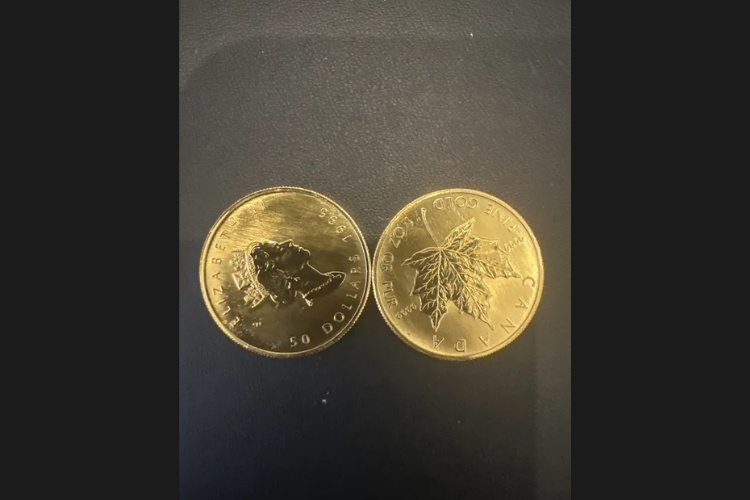 メイプルリーフ金貨 1oz 2枚