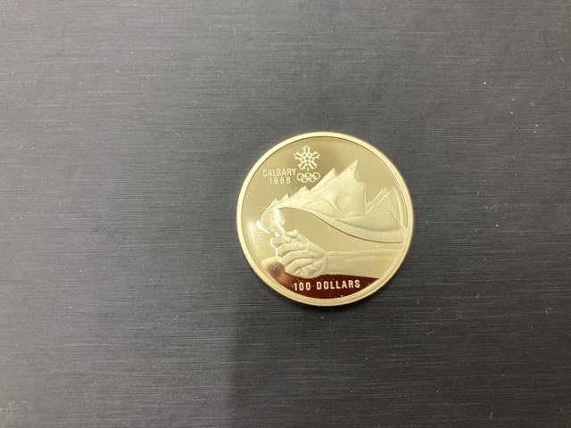 カルガリーオリンピック100ドル金貨