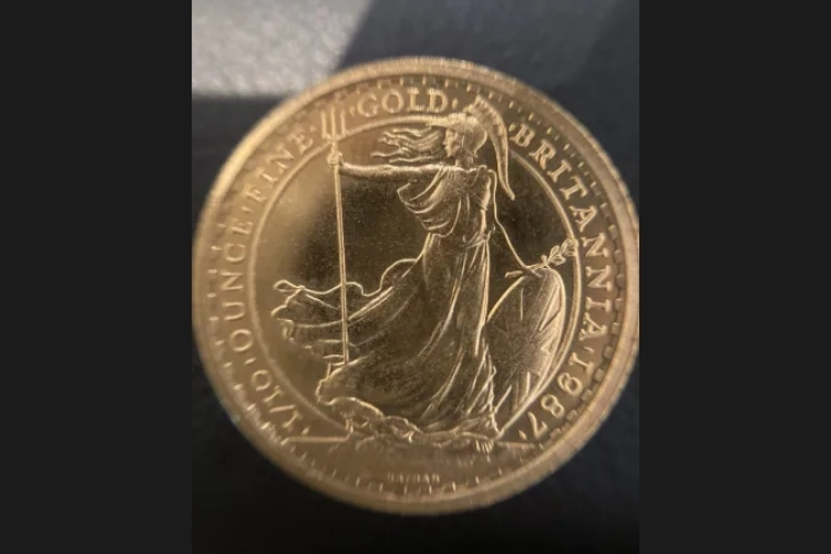 1/10oz ブリタニア金貨 1987年