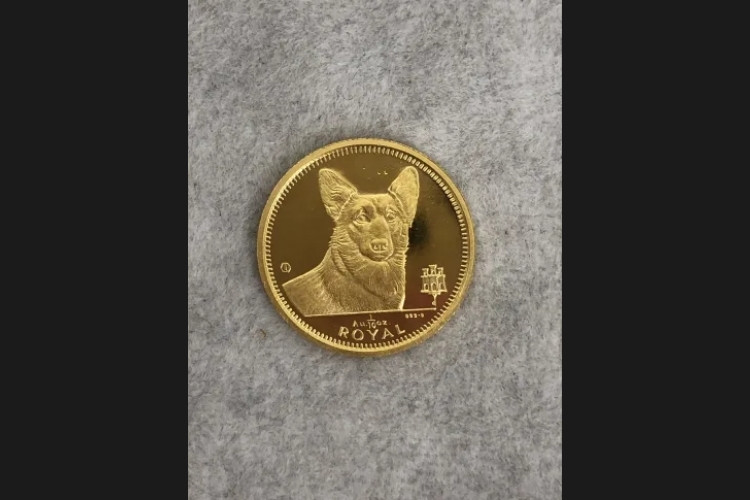 ロイヤルドッグ金貨 1/10oz