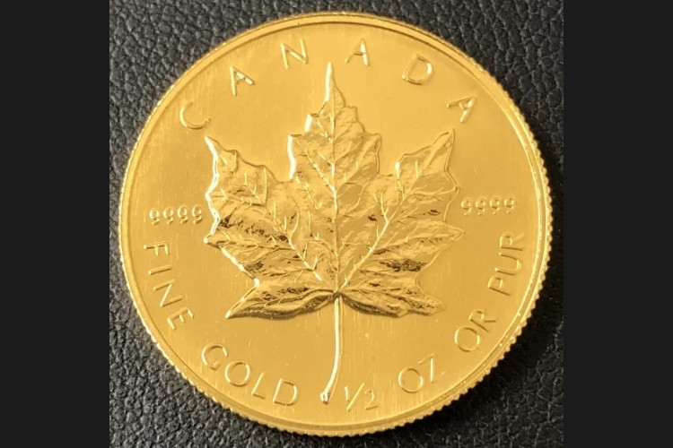 メイプルリーフ金貨 1/2oz