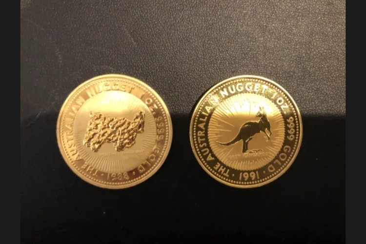 ナゲット金貨 1oz 2枚