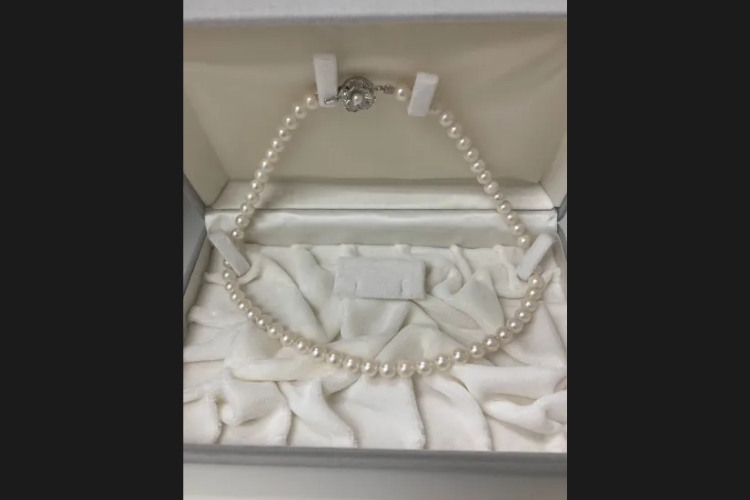 パールネックレス 6ｍｍ玉 45cm