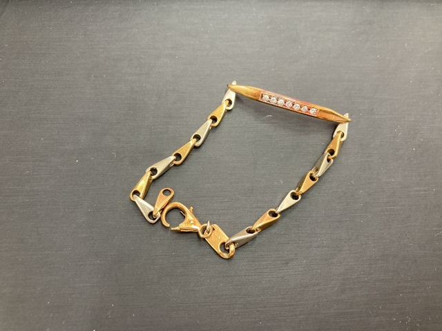 750 ダイヤブレスレット 15.8ｇ D0.19