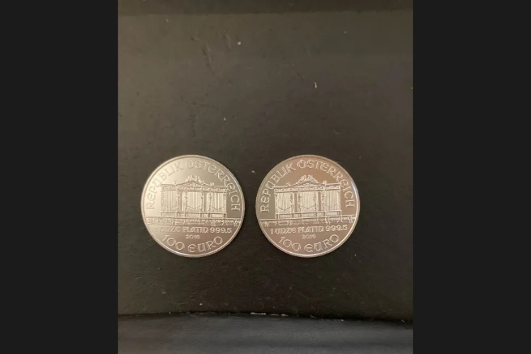 プラチナウィーンコインハーモニー 1oz 2枚