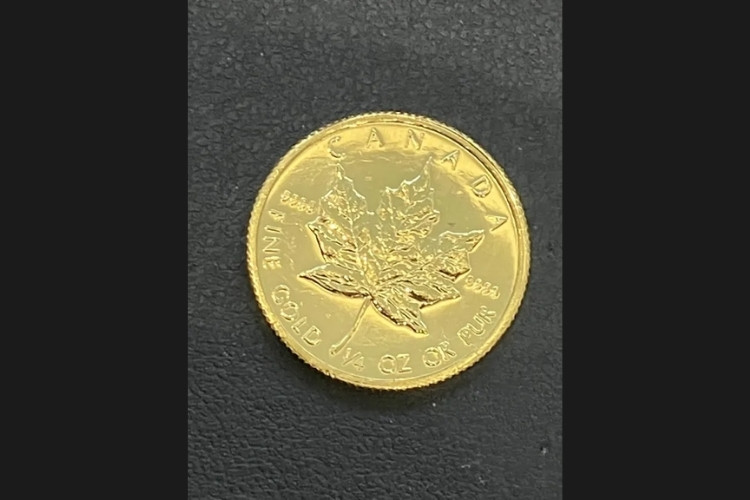 メイプルリーフ金貨 1/4oz