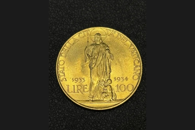 バチカンピウス 11世 100リラ金貨