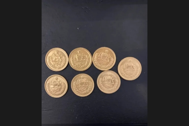 1パーレビ金貨 7枚