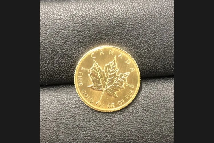 メイプルリーフ金貨 1/4oz