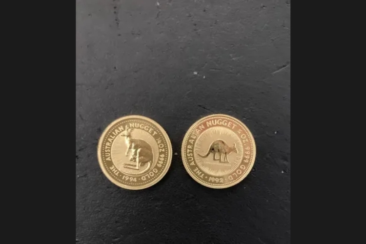 ナゲット金貨 1/4oz 2枚