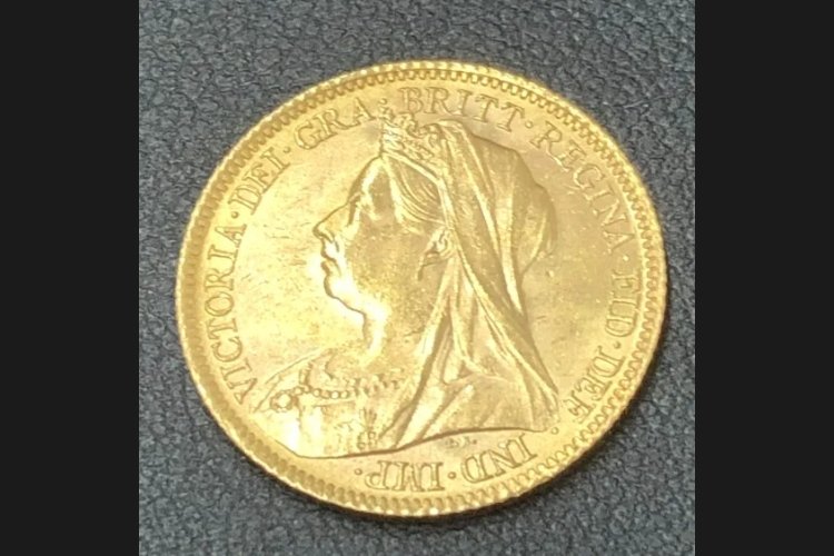 オーストラリア 1896 ビクトリア女王 1/2ソブリン金貨