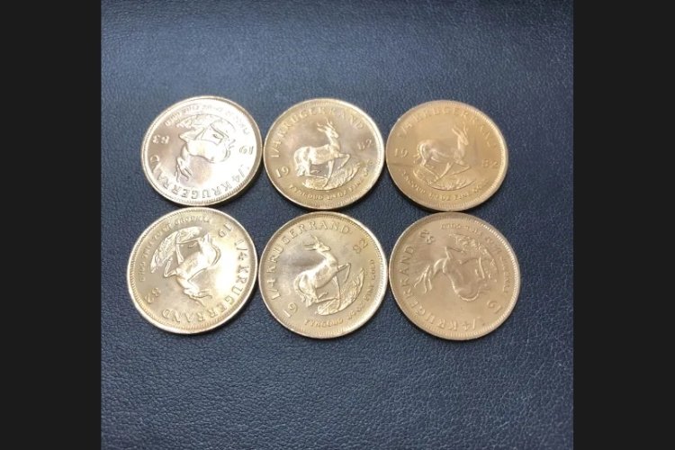 南アフリカ共和国 1/4oz クルーガーランド金貨 6枚