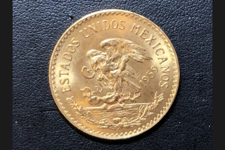 メキシコ 1959年 アステカ 20ペソ金貨