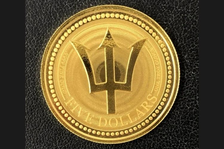 K24 バルバドス金貨 31.1g