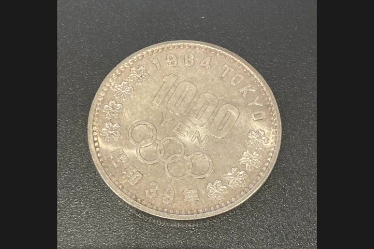 1964年 東京五輪千円銀貨