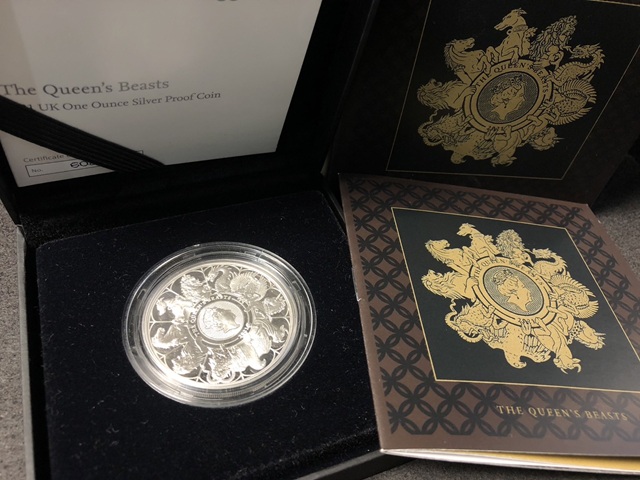2ポンド銀貨クイーンズビースト コンプリーター