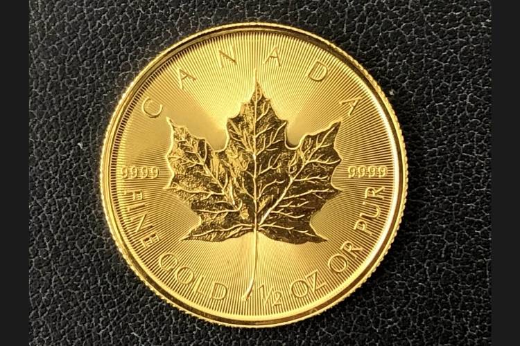 メイプルリーフ金貨 1/2oz