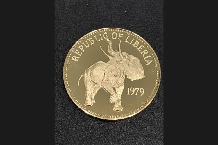 リベリア共和国 100ドル金貨