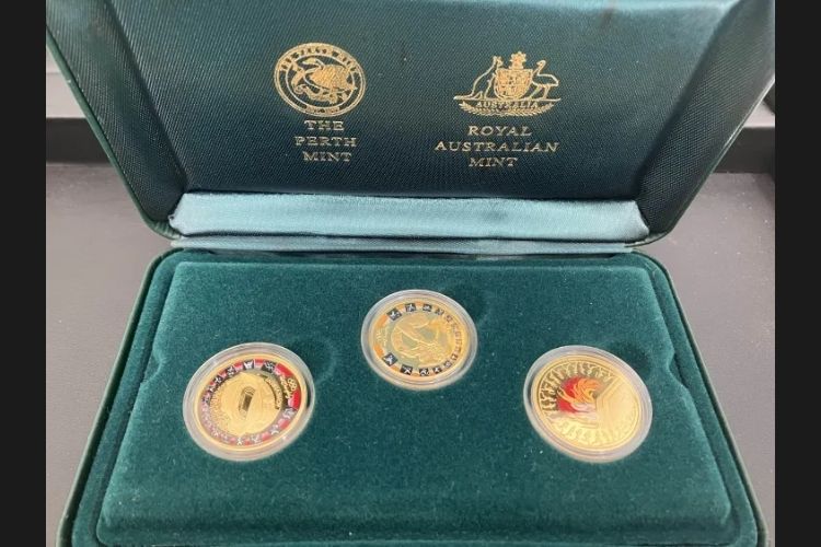 シドニーオリンピック競技大会 2000公式記念100ドル金貨セット