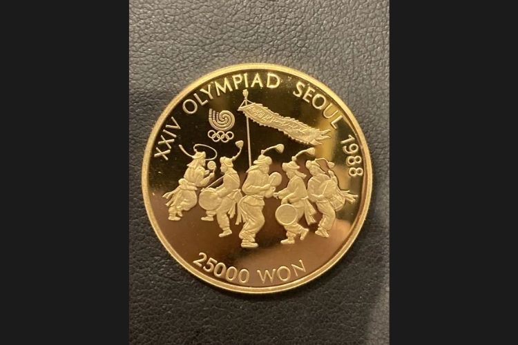 ソウルオリンピック記念 25000ウォン金貨