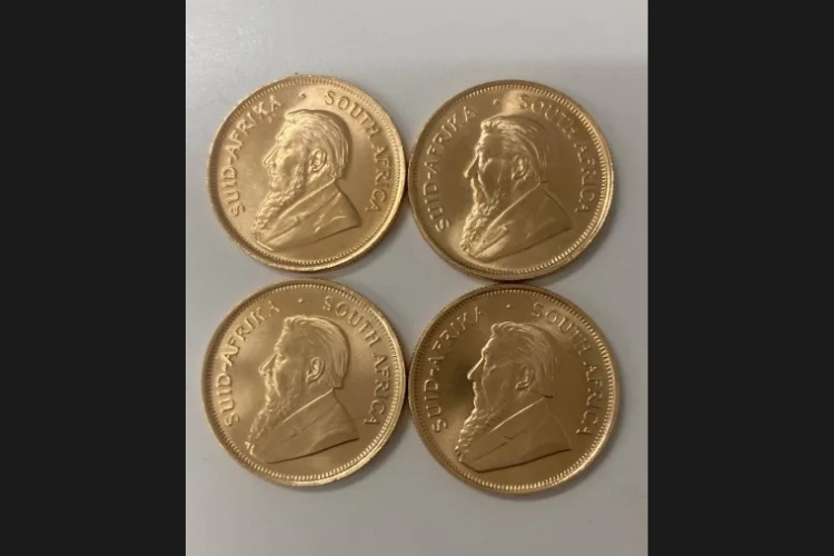 クルーガーランド金貨 1/4oz 4枚