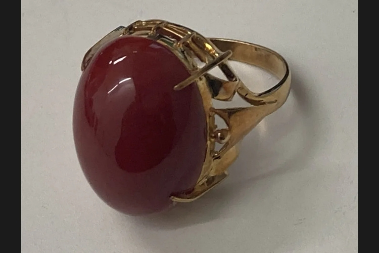 赤珊瑚リング 7.9ｇ