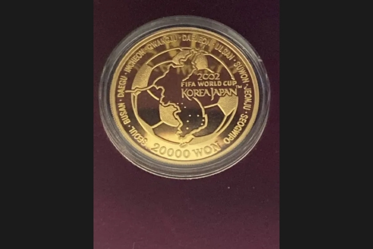 大韓民国 ワールドカップ日韓共催記念金貨