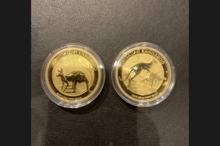 カンガルー金貨 1/2oz 2枚