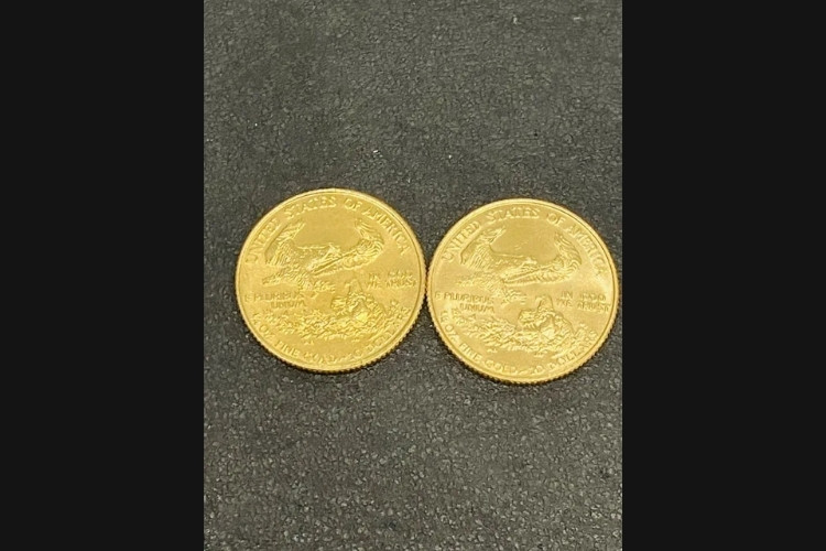 1/4oz アメリカンイーグル金貨 ２枚