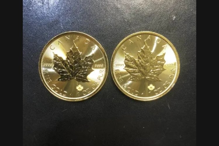 メイプルリーフ金貨 1oz 2枚